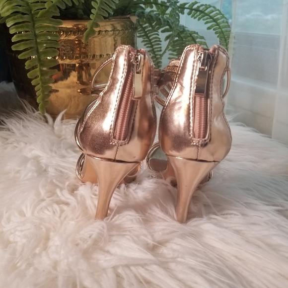 Madden Girl Rose Gold Heels - Picture 4 of 7